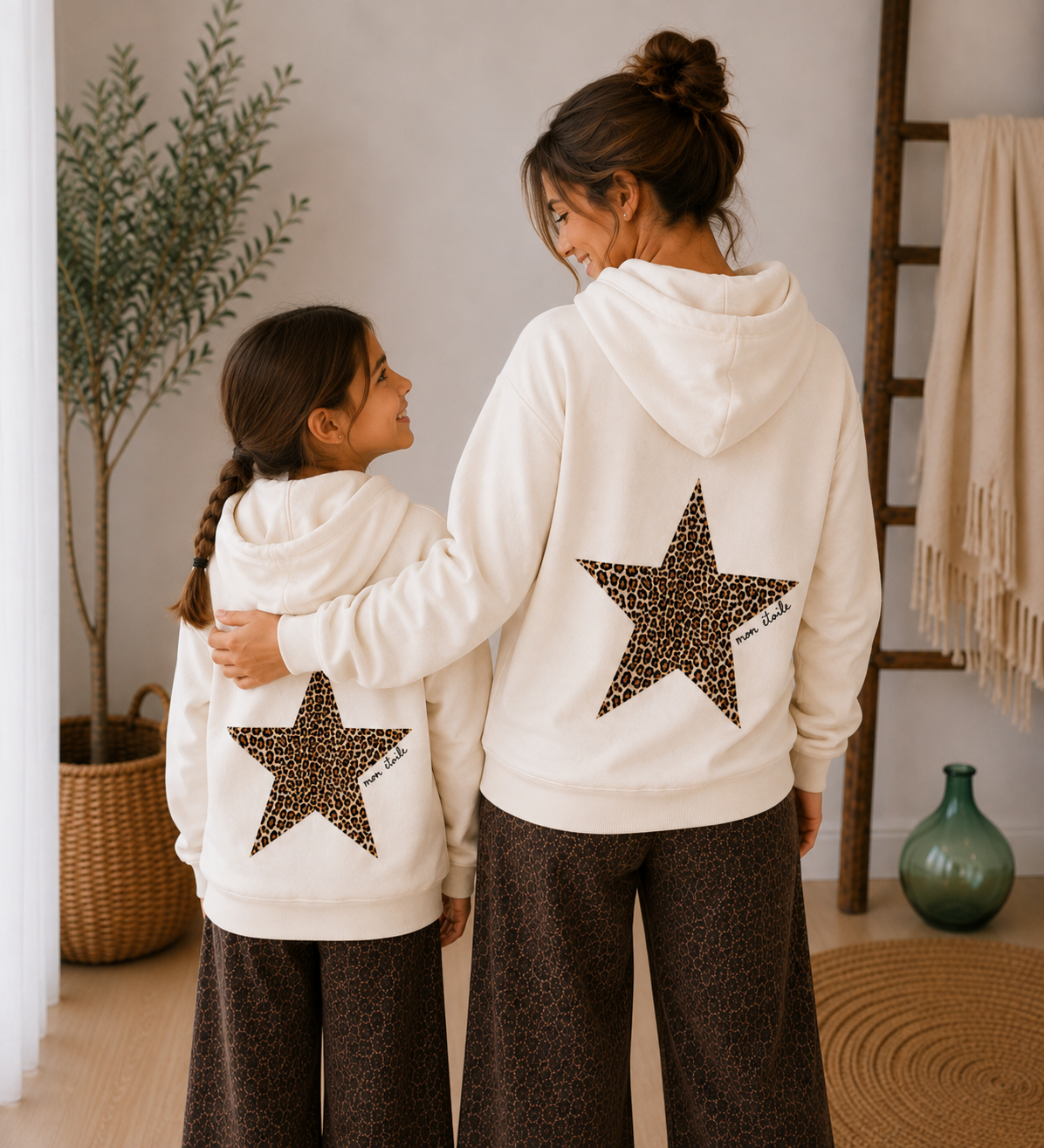 Sweat mon Étoile Beige