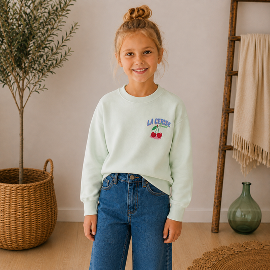 Sweat Cerise vert