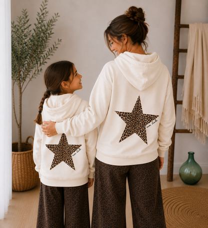 Sweat mon Étoile Beige